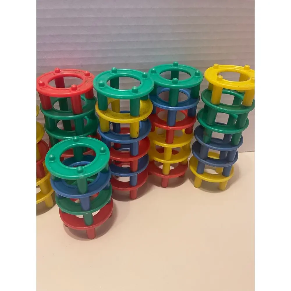 1970's Vintage Ringa-Magic building rings